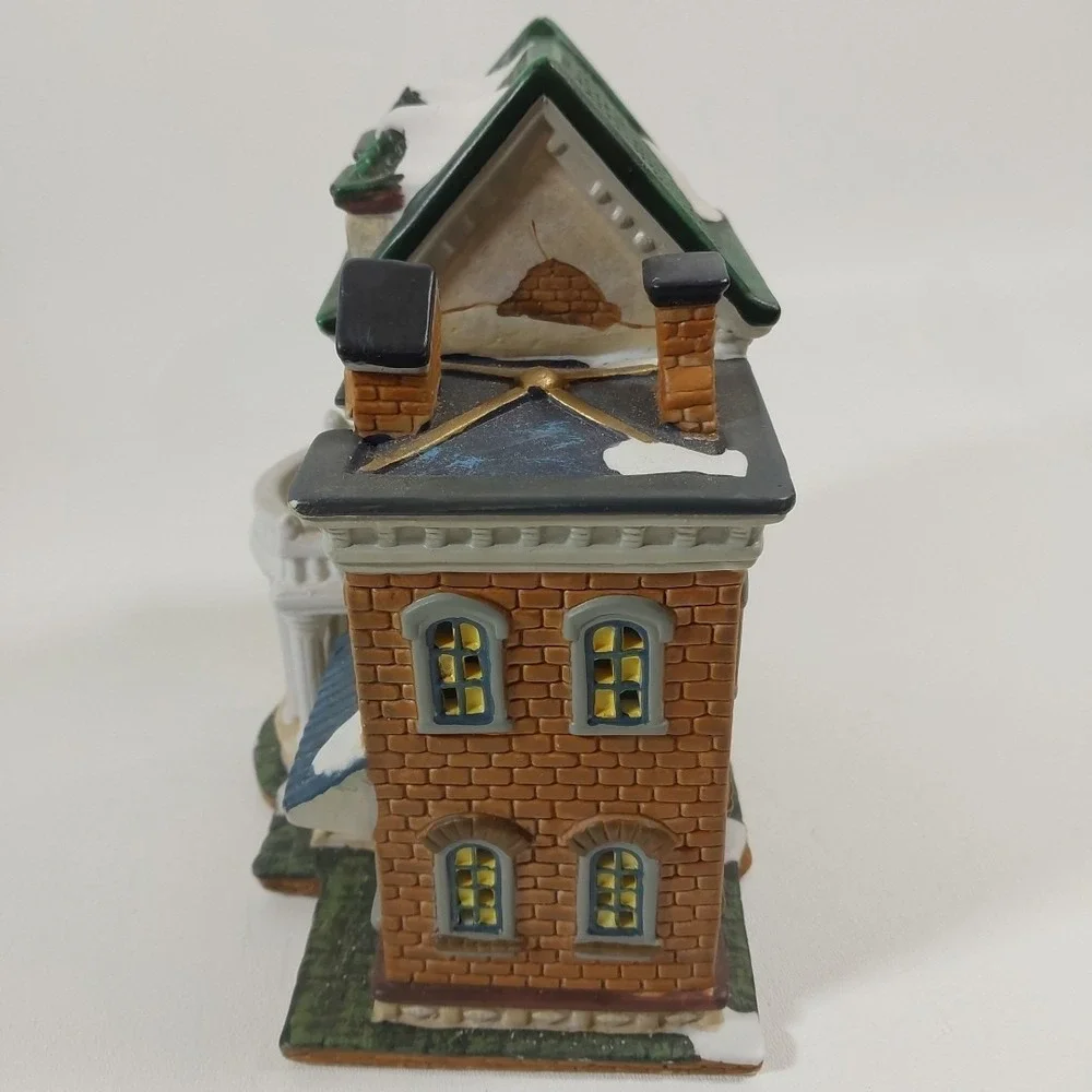 Vintage‎ Holiday Time Village Collectible Tom & Son Book Store 1990 No Light